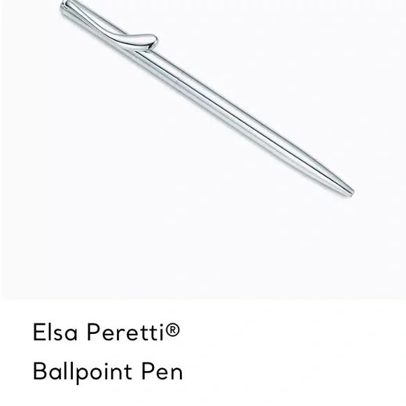 Tiffany & Co. Exquisite Elsa Peretti Ballpoint Pen NWOT - Picture 7 of 14